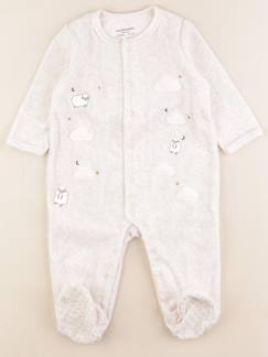 Seconde main-Fille-Pyjama, surpyjama, dors-bien-Pyjama velours - 12 mois