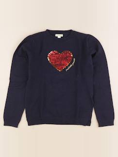 Seconde main-Fille-Pull, gilet, sweat-Pull - 8 ans