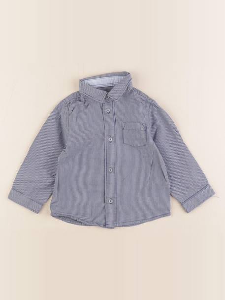 Chemise - 12 mois Bleu 1 - vertbaudet enfant 