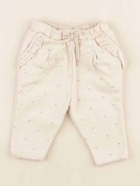 Pantalon doublé - 3 mois Beige 1 - vertbaudet enfant 
