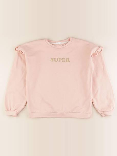 Sweat - 12 ans Rose 1 - vertbaudet enfant 