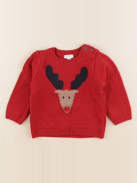 Pull - 18 mois Rouge 1 - vertbaudet enfant 