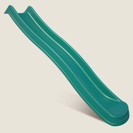 Glissière toboggan double vague pour portiques à plateformes h120 cm Vert 2 - vertbaudet enfant 