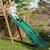 Glissière toboggan double vague pour portiques à plateformes h120 cm Vert 1 - vertbaudet enfant 