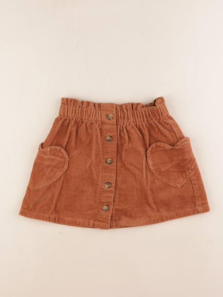 Jupe - 8 ans Marron 1 - vertbaudet enfant 