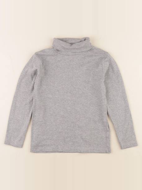 Sous-pull - 8 ans Gris 1 - vertbaudet enfant 