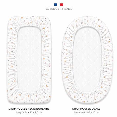 Drap housse berceau en coton sidonia Sidonia, beige, écru, blanc 4 - vertbaudet enfant 