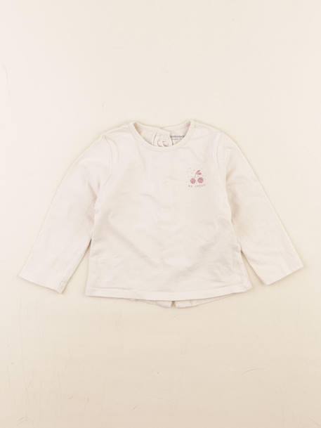 Tee-shirt - 9 mois Beige 1 - vertbaudet enfant 