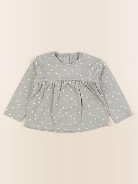 Tee-shirt - 12 mois Vert 1 - vertbaudet enfant 