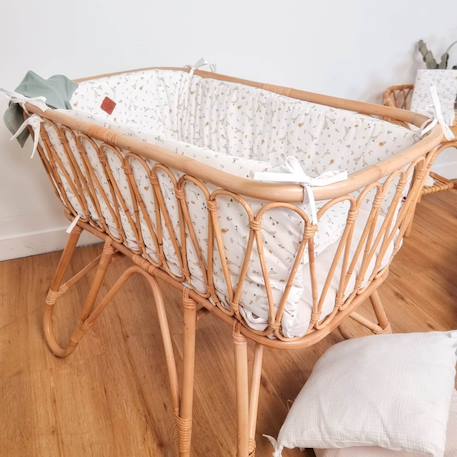 Drap housse berceau en coton sidonia Sidonia, beige, écru, blanc 5 - vertbaudet enfant 