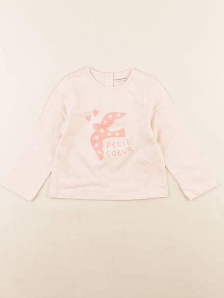 Tee-shirt - 18 mois Rose 1 - vertbaudet enfant 