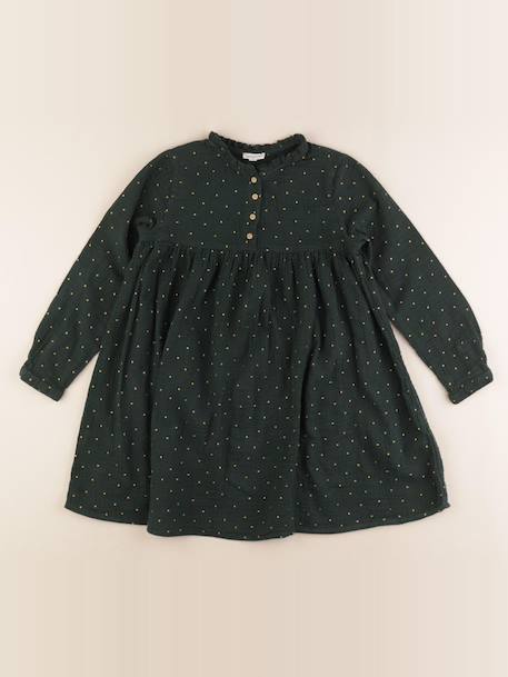 Robe - 8 ans Vert, or 1 - vertbaudet enfant 