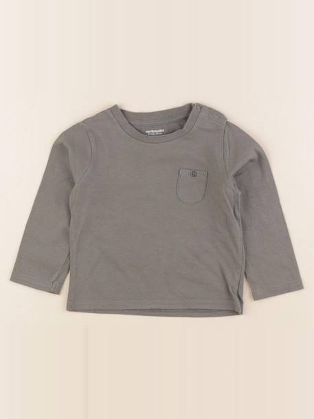 Tee-shirt - 18 mois Vert 1 - vertbaudet enfant 