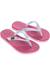 Tongs  à brides Classic Brasil Pink white+Rose 5 - vertbaudet enfant 