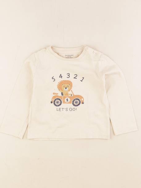 Tee-shirt - 24 mois Beige 1 - vertbaudet enfant 