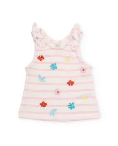 Débardeur fille en tricot avec détails brodés  - vertbaudet enfant