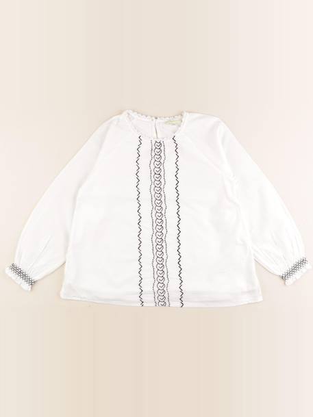 Blouse - 9 ans Blanc 1 - vertbaudet enfant 