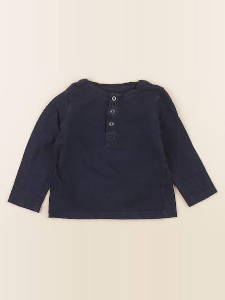 Tee-shirt - 12 mois Bleu 1 - vertbaudet enfant 