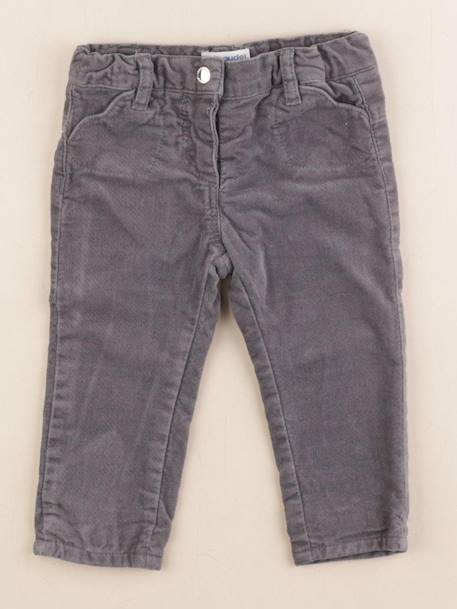 Pantalon - 6 mois Gris 1 - vertbaudet enfant 