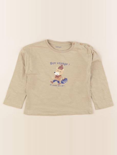 Tee-shirt - 36 mois Vert 1 - vertbaudet enfant 