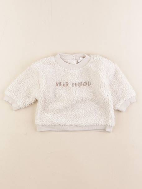 Sweat - 6 mois Beige 1 - vertbaudet enfant 