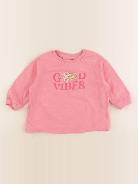 Tee-shirt - 4 ans Rose 1 - vertbaudet enfant 