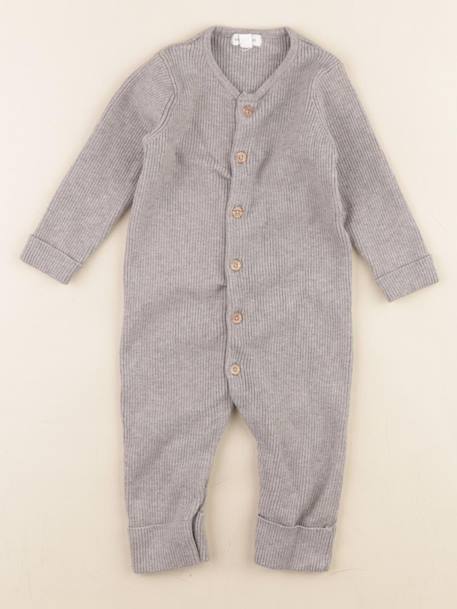 Combinaison - 9 mois Gris 1 - vertbaudet enfant 
