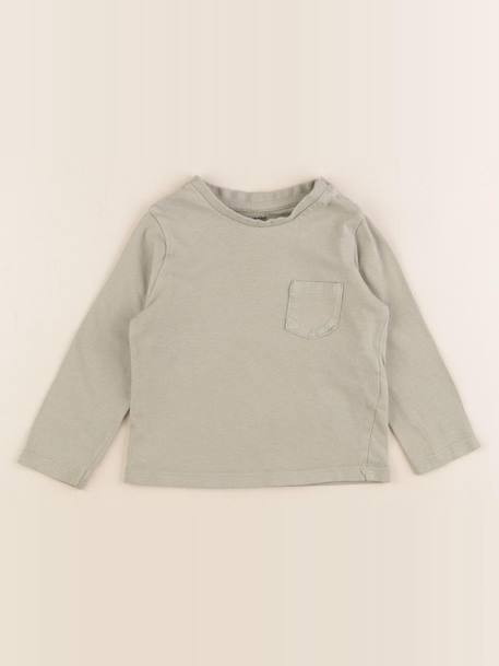 Tee-shirt - 18 mois Vert 1 - vertbaudet enfant 