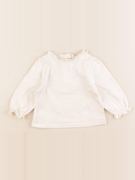 Tee-shirt - 6 mois Beige 1 - vertbaudet enfant 