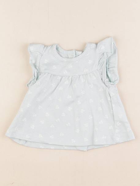 Tee-shirt - 3 mois Bleu 1 - vertbaudet enfant 