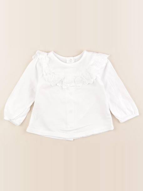 Tee-shirt - 12 mois Blanc 1 - vertbaudet enfant 