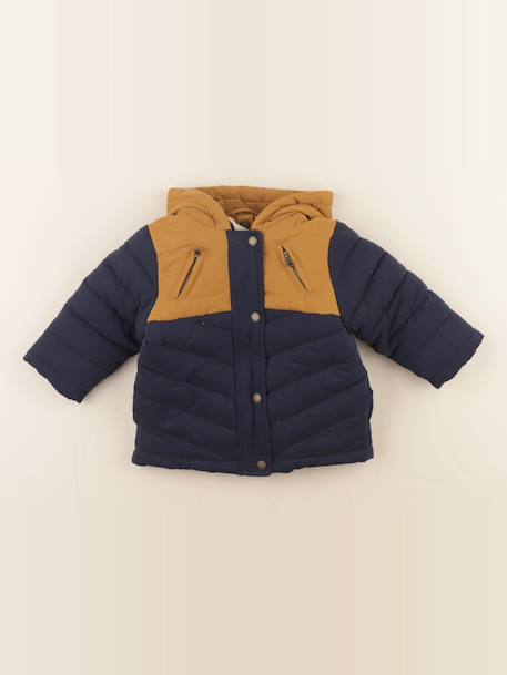 Manteau - 12 mois Bleu 1 - vertbaudet enfant 