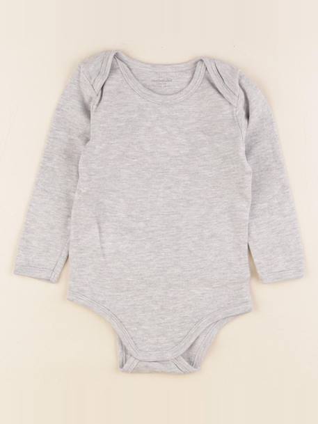 Body - 24 mois Gris 1 - vertbaudet enfant 