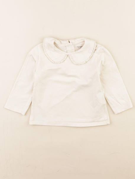 Tee-shirt - 12 mois Beige 1 - vertbaudet enfant 