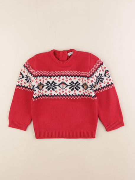 Pull - 36 mois Rouge 1 - vertbaudet enfant 