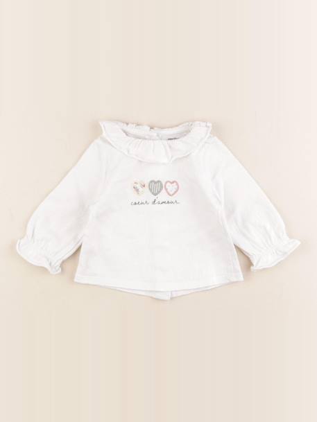 Blouse - 6 mois Blanc 1 - vertbaudet enfant 