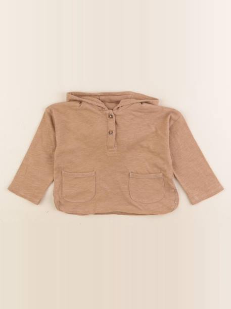 Tee-shirt - 12 mois Marron 1 - vertbaudet enfant 
