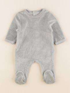 Seconde main-Garçon-Pyjama velours - 1 mois