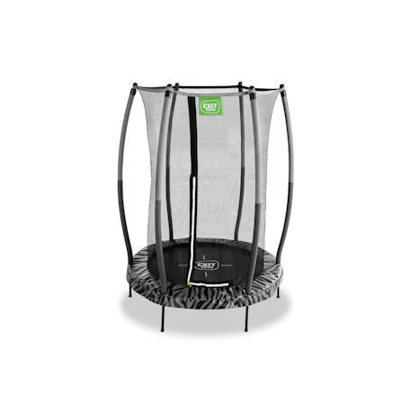 Trampoline tiggy junior avec filet de sécurité ø140cm Noir/gris+Noir/vert 3 - vertbaudet enfant 