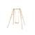 Balançoire évolutive en bois enfant avec siège bébé pour grandir et jouer en extérieur Naturel 6 - vertbaudet enfant 