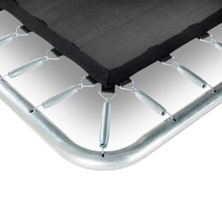 Trampoline enterré rectangulaire pour sauts sportifs et intégration discrète au jardin Noir 4 - vertbaudet enfant 