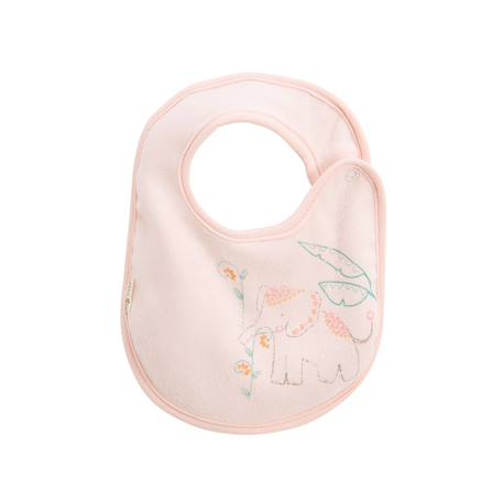 Lot de 6 bavoirs bébé badian Rose 6 - vertbaudet enfant 