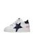 Baskets en cuir avec étoile salazar 3 Blanc-bleu- 3 - vertbaudet enfant 
