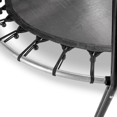 Mini trampoline enfant avec filet de sécurité pour premiers sauts en toute sérénité Noir/gris+Noir/vert 4 - vertbaudet enfant 