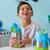 Gourde isotherme enfant avec paille anti-fuite Beige+Bleu+Jaune+Vert 23 - vertbaudet enfant 