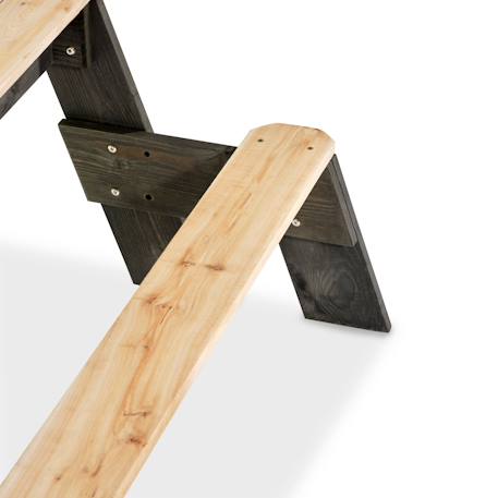 Table d'activités sable et eau, et de pique-nique (1 banc) aksent Gris 6 - vertbaudet enfant 