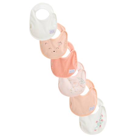 Lot de 6 bavoirs bébé badian Rose 2 - vertbaudet enfant 