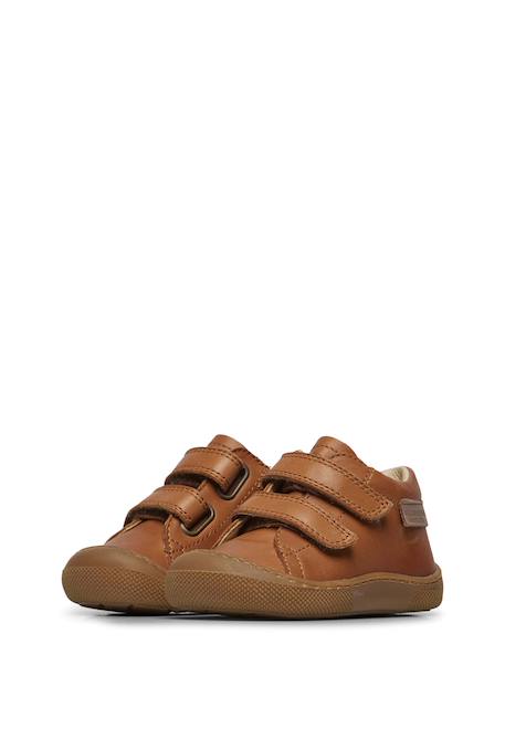 Chaussures barefoot en cuir amur vl Cognac-+Gris tourterelle- 5 - vertbaudet enfant 