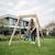 Balançoire évolutive en bois enfant avec siège bébé pour grandir et jouer en extérieur Naturel 2 - vertbaudet enfant 