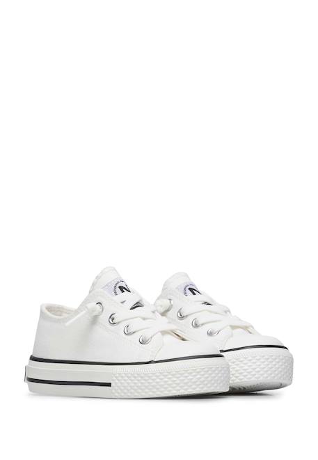 Baskets en tissu ayasy. Blanc-+Marine-+Noir- 2 - vertbaudet enfant 